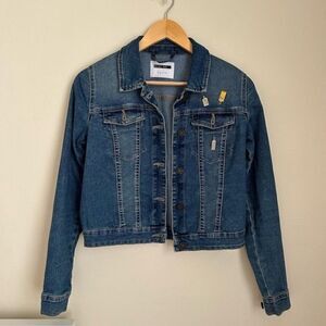 NWOT Noisy May denim jacket in blue size S